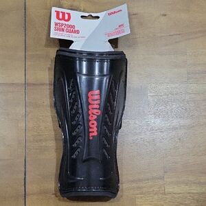 Wilson Black Soccer Shin Guard Adult